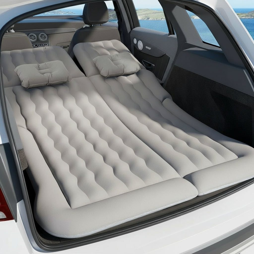 Weisshorn Car Mattress 175x130 Inflatable SUV Back Seat Camping Bed Grey