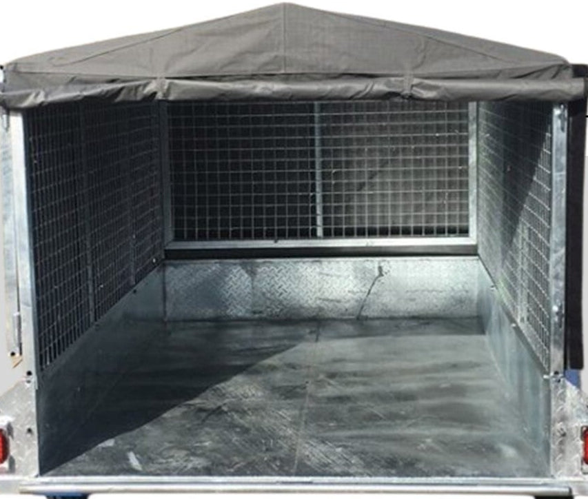 8X5 BOX TRAILER CAGE CANVAS COVER (900mm) 3 FOOT Thick Rip Resistant Waterproof