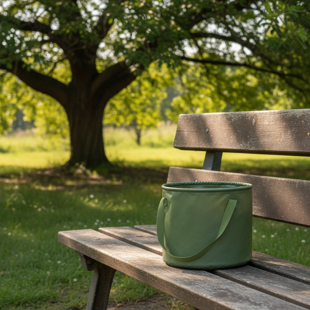 13L Travel Camping Folding Bucket Portable Barbecue Picnic Storage Fishing Bucket