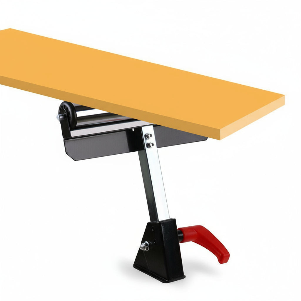 Foldable Roller Support Stand Adjustable Bench Holder 67-110cm Heavy Duty Steel