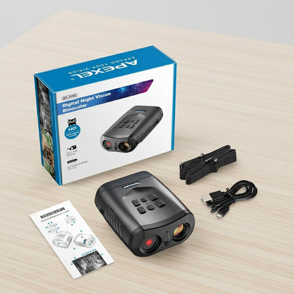 Portable Digital Night Vision Binoculars with 3-inch Hd Lcd Screen