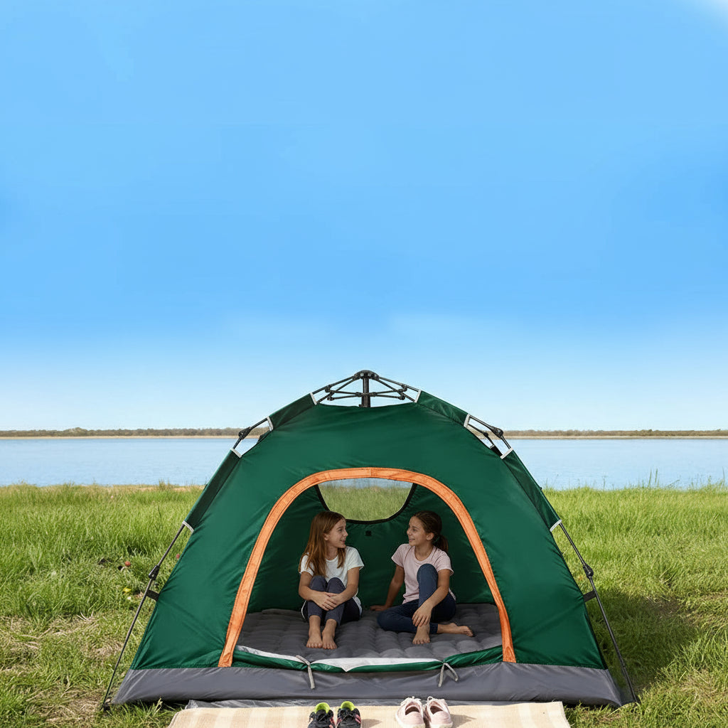 Weisshorn Camping Tent Instant Tent Pop up 2 Person Outdoor Hiking Tents Hiking Green