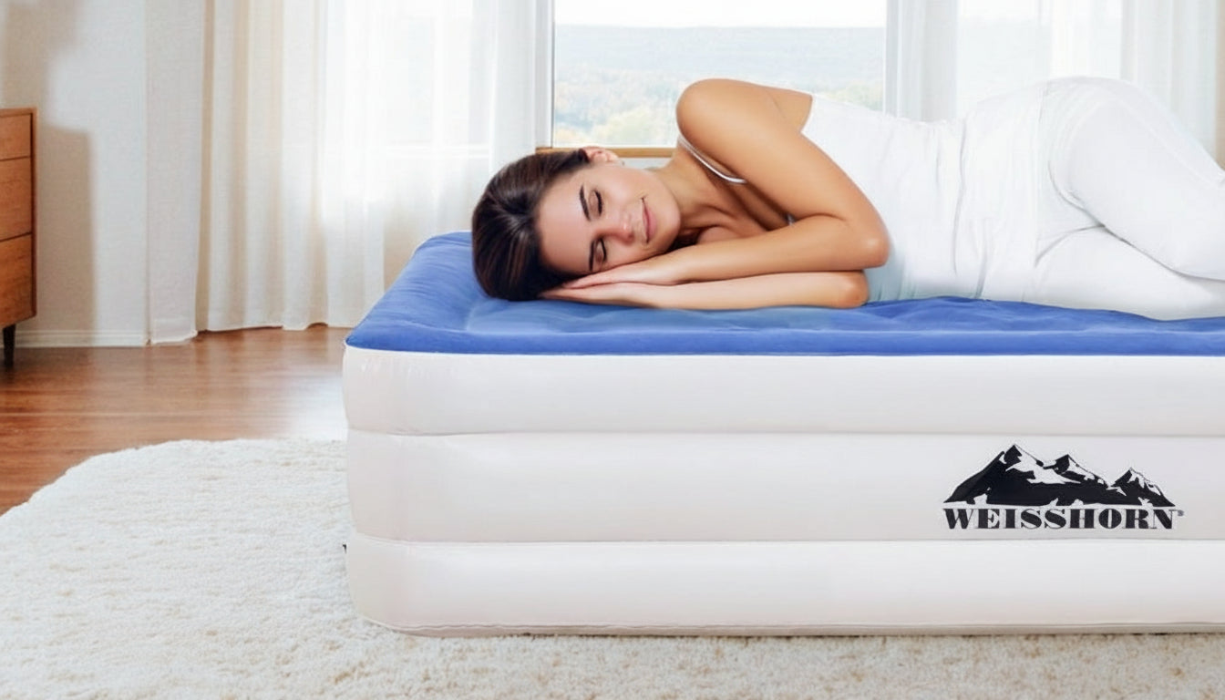 Weisshorn Air Mattress Queen Inflatable Bed 46cm Air bed Cube