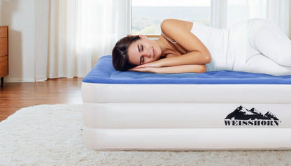 Weisshorn Air Mattress Queen Inflatable Bed 46cm Air bed Cube