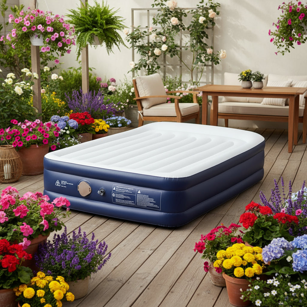 Weisshorn Air Mattress Double Inflatable Bed 46cm Air bed