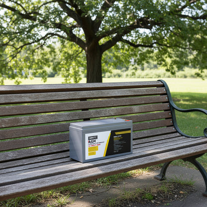 Giantz AGM Deep Cycle Battery 12V 9Ah Box Portable Solar Caravan Camping