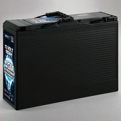 Giantz AGM Deep Cycle Battery 12V 135Ah Slim Box Portable Solar Caravan Camping