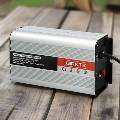 Giantz 12V 20A Car Battery Charger Inverter 20 Amp ATV 4WD Boat Caravan