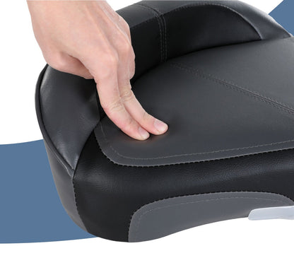 Seamanship Stand Up Lean Boat Seats Casting Fishing Seat Swivel 8cm Padding Grey