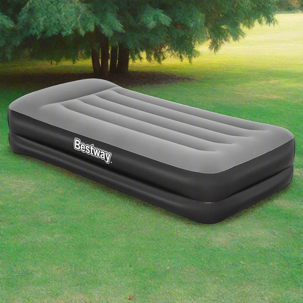 Bestway Air Mattress Single Inflatable Bed 46cm Airbed Black