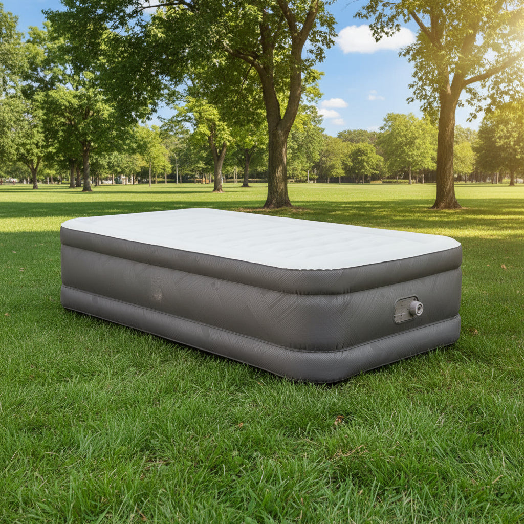 Bestway Air Mattress Single Inflatable Bed 46cm Airbed Grey