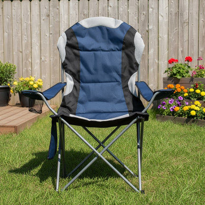 Weisshorn Camping Folding Chair Portable Outdoor Hiking Fishing Picnic Navy 2pcs