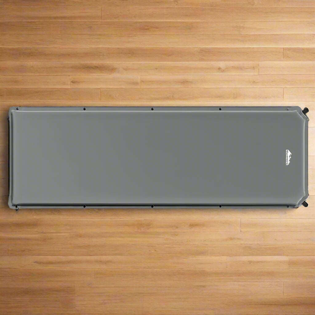 Weisshorn Self Inflating Mattress Camping Sleeping Mat Air Bed Pad Single Grey