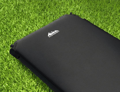 Weisshorn Self Inflating Mattress Camping Sleeping Mat Air Bed Pad Single Black