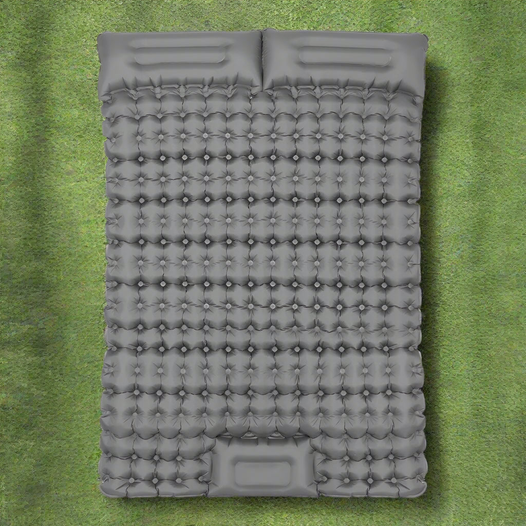 Weisshorn Self Inflating Mattress Camping Sleeping Mat Air Bed Double Pillow Bag
