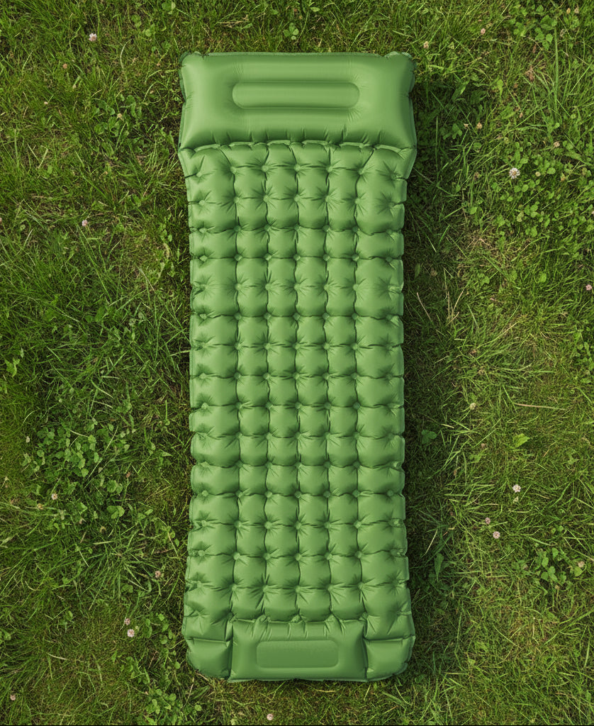 Weisshorn Self Inflating Mattress Camping Sleeping Mat Air Bed Pad Single Pillow