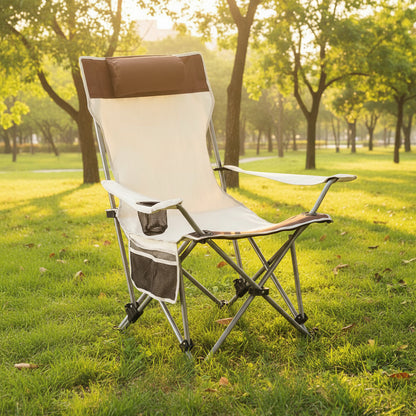 Weisshorn Camping Chair Reclining Adjustable Portable Outdoor Folding Lightweight