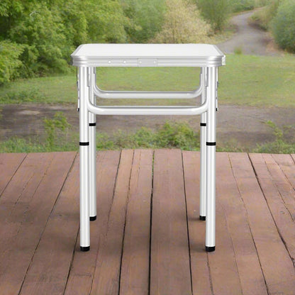 Weisshorn Folding Camping Table 60CM Adjustable Portable Outdoor Picnic Desk