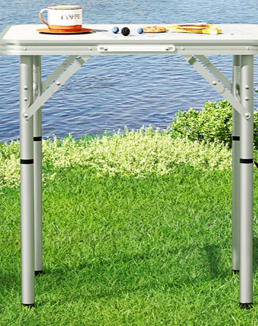 Weisshorn Folding Camping Table 60CM Adjustable Portable Outdoor Picnic Desk
