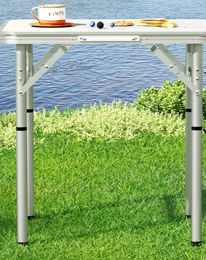 Weisshorn Folding Camping Table 60CM Adjustable Portable Outdoor Picnic Desk