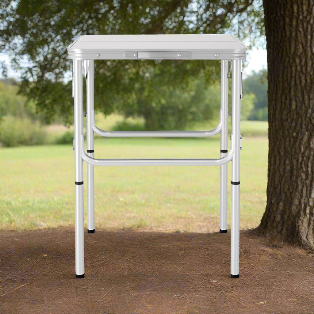 Weisshorn Folding Camping Table 90CM Adjustable Portable Outdoor Picnic Desk