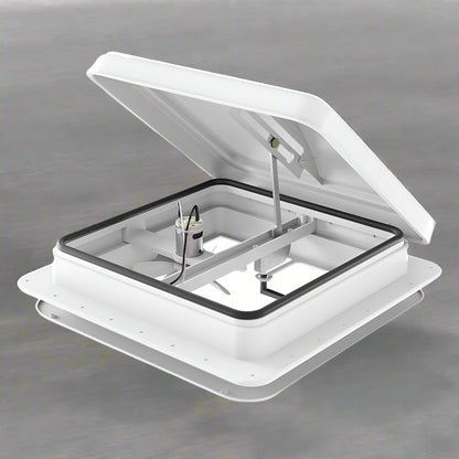 Weisshorn Caravan Roof Vent Fan Air Exhaust Hatch 12V RV Motorhome Camper White
