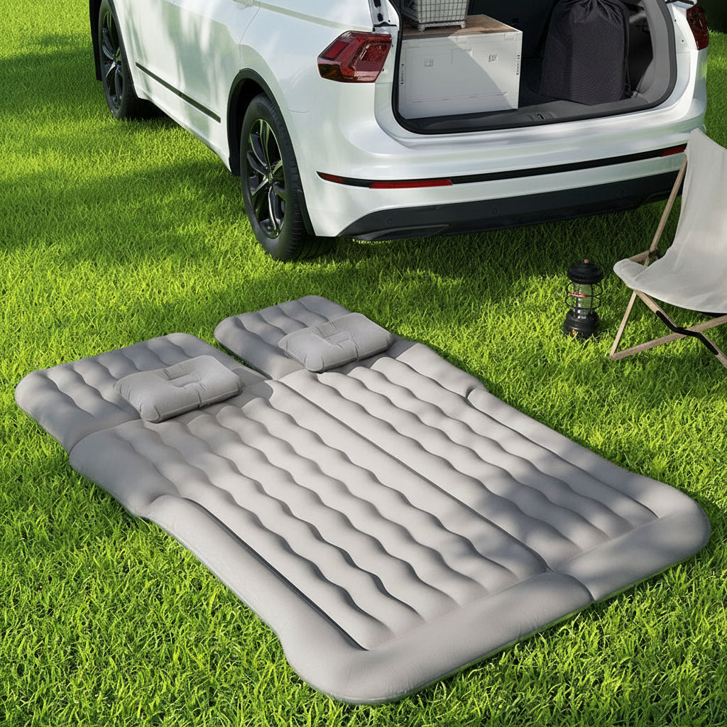 Weisshorn Car Mattress 175x130 Inflatable SUV Back Seat Camping Bed Grey