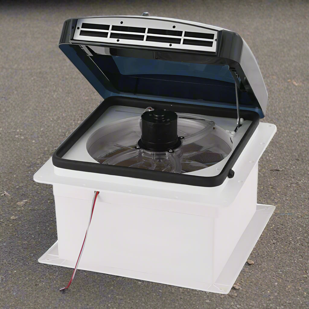 Weisshorn Caravan Air Vent Roof Hatch 12V Shower Fan Reversible Airlfow Rainy Use Camper