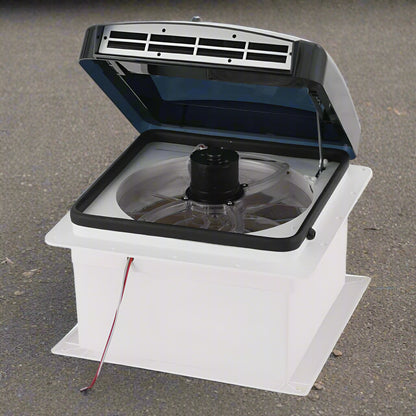 Weisshorn Caravan Air Vent Roof Hatch 12V Shower Fan Reversible Airlfow Rainy Use Camper