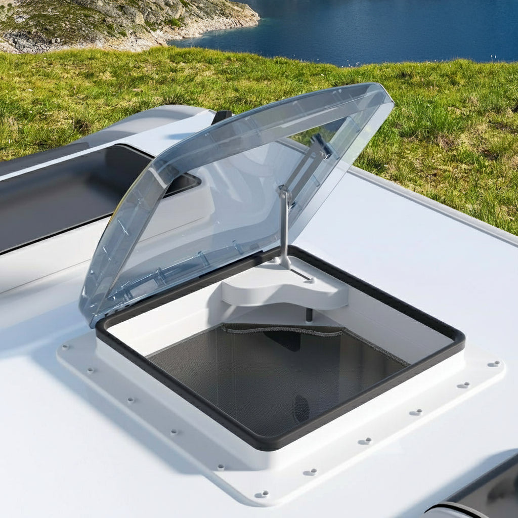 Weisshorn Caravan Roof Vent Air Exhaust Hatch RV Motorhome Camper White