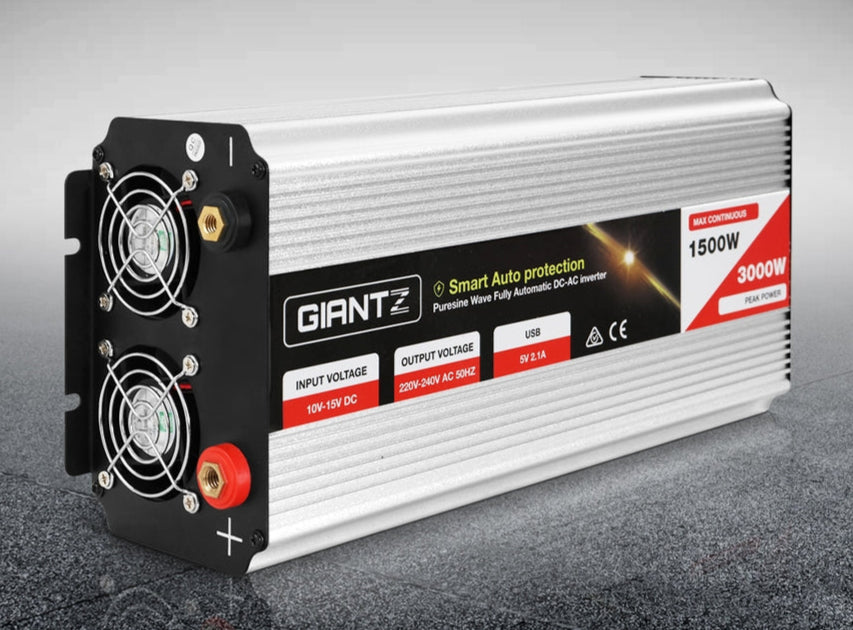 Giantz 1500W Puresine Wave DC-AC Power Inverter