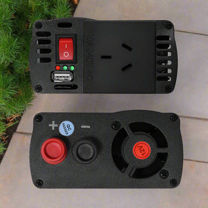 Giantz Power Inverter 600W/1200W 12V to 240V Pure Sine Wave Camping Car Boat