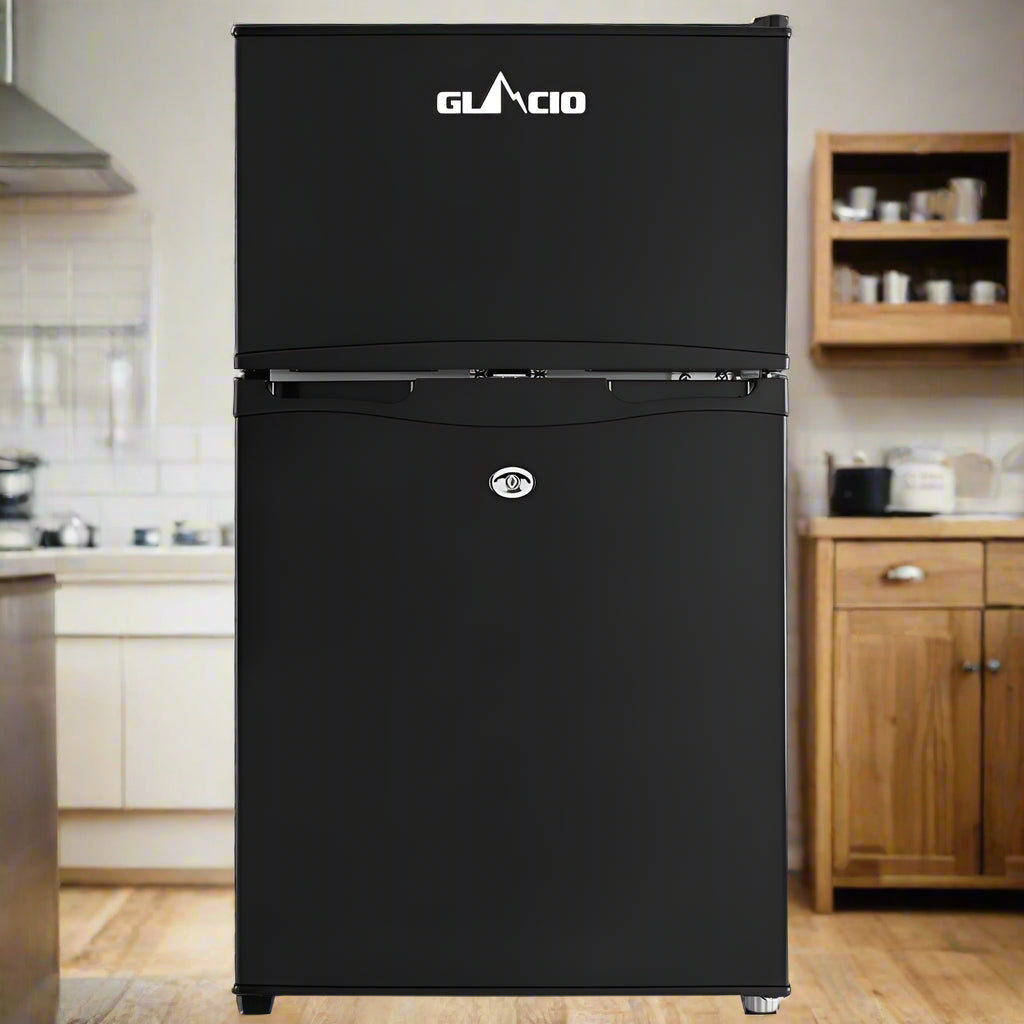 Glacio 90L Portable Fridge Freezer Bar Upright 12V/24V/240V Camping Caravan