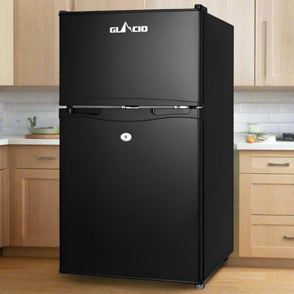 Glacio 90L Portable Fridge Freezer Bar Upright 12V/24V/240V Camping Caravan