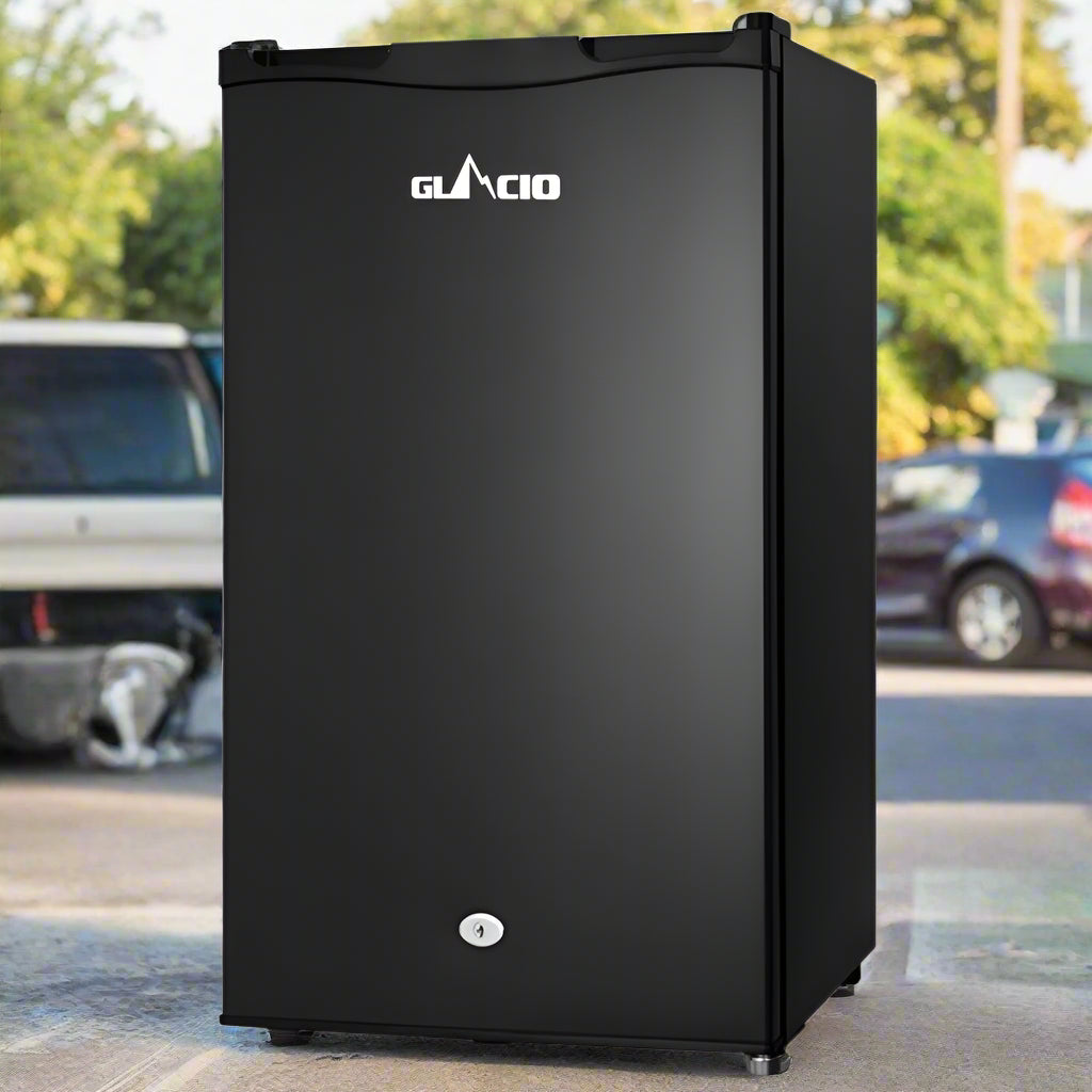Glacio 95L Portable Fridge Freezer Bar Upright 12V/24V/240V Camping Caravan
