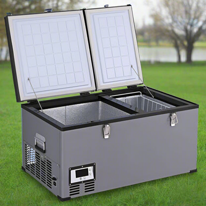Glacio Camping Fridge 80L Portable Bar Fridges Freezer 12V/24V/240V