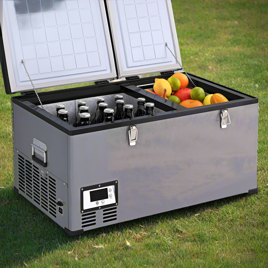 Glacio Camping Fridge 80L Portable Bar Fridges Freezer 12V/24V/240V