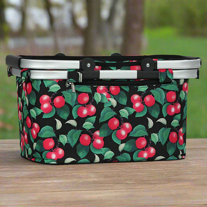 Alfresco Picnic Basket Folding Bag Hamper Food Storage Insulated