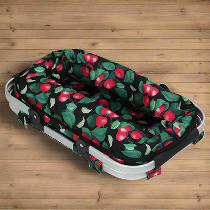 Alfresco Picnic Basket Folding Bag Hamper Food Storage Insulated