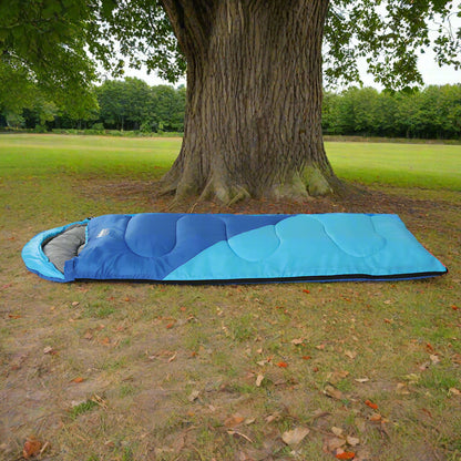Weisshorn Sleeping Bag Kids Single 172cm Thermal Camping Hiking Blue