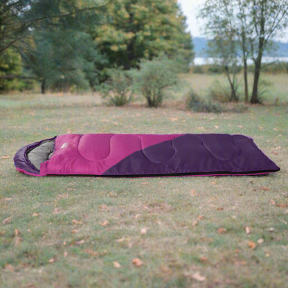 Weisshorn Sleeping Bag Kids Single 172cm Thermal Camping Hiking Pink
