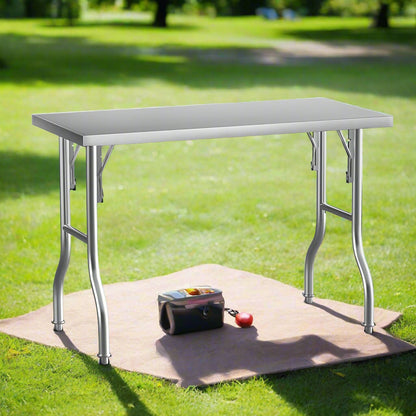 Cefito Stainless Steel Kitchen Benches Work Bench Food Foldable 430