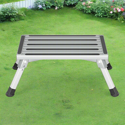 Weisshorn Caravan Step Folding Aluminium Step Ladder Stool