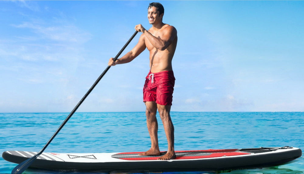 Weisshorn Stand Up Paddle Board 11ft Inflatable SUP Surfboard Paddleboard Kayak Surf Black
