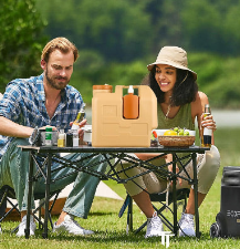 20L Outdoor Camping Portable Storage Bucket with Tap Drinking Water Container