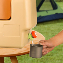 20L Outdoor Camping Portable Storage Bucket with Tap Drinking Water Container