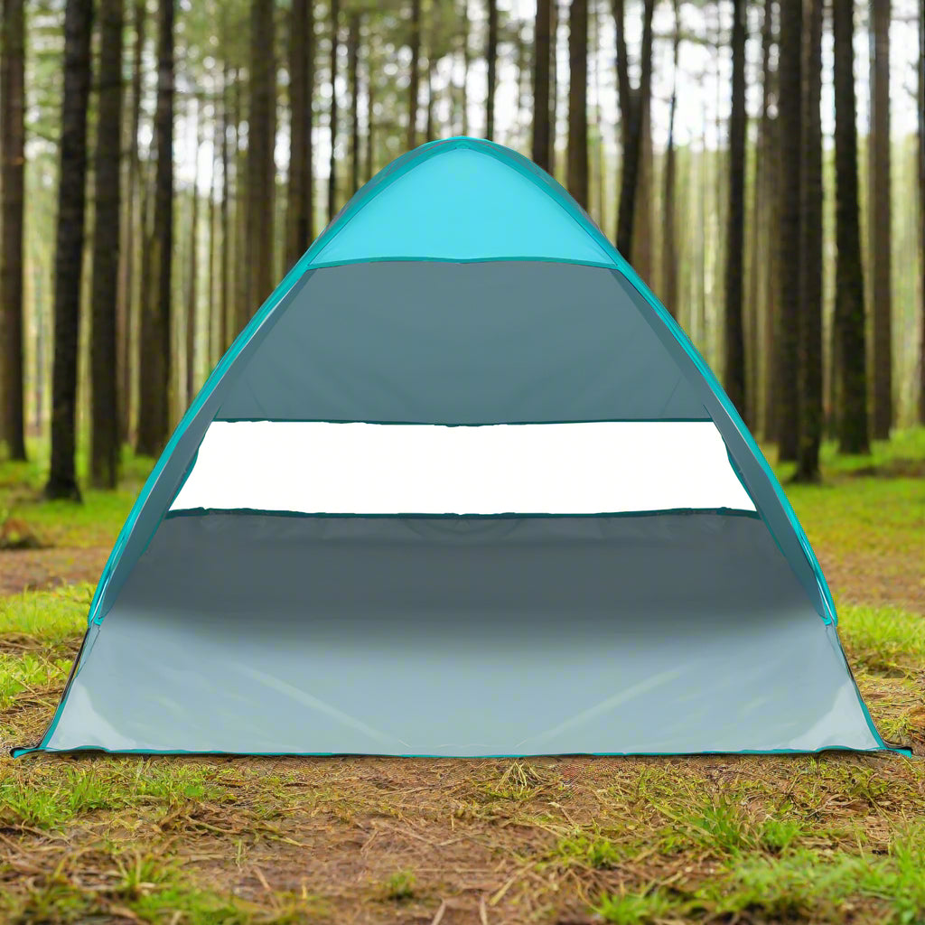 Weisshorn Pop Up Beach Tent Camping Hiking 3 Person Sun Shade Fishing Shelter