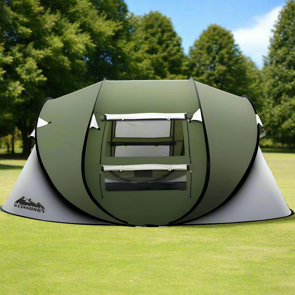 Weisshorn Instant Up Camping Tent 4-5 Person Pop up Tents Family Hiking Beach Dome