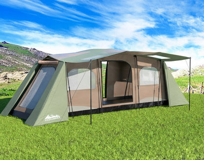 Weisshorn Instant Up Camping Tent 10 Person Outdoor Family Hiking Tents 3 Rooms