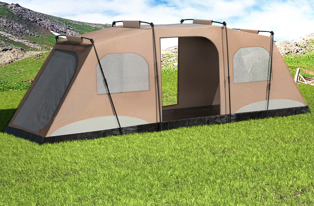 Weisshorn Instant Up Camping Tent 10 Person Outdoor Family Hiking Tents 3 Rooms